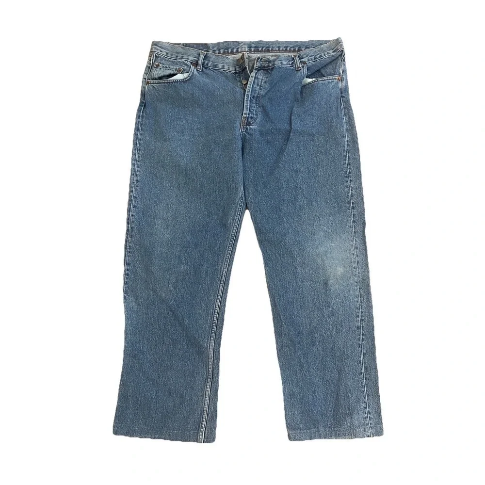 Levi's 501xx Blue Jeans Vintage, USA-Made, Button Fly, 36x28